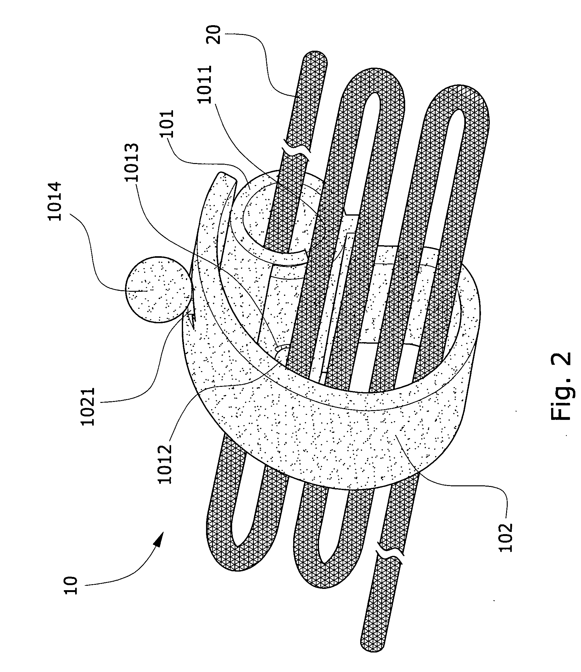 Wire fastening band