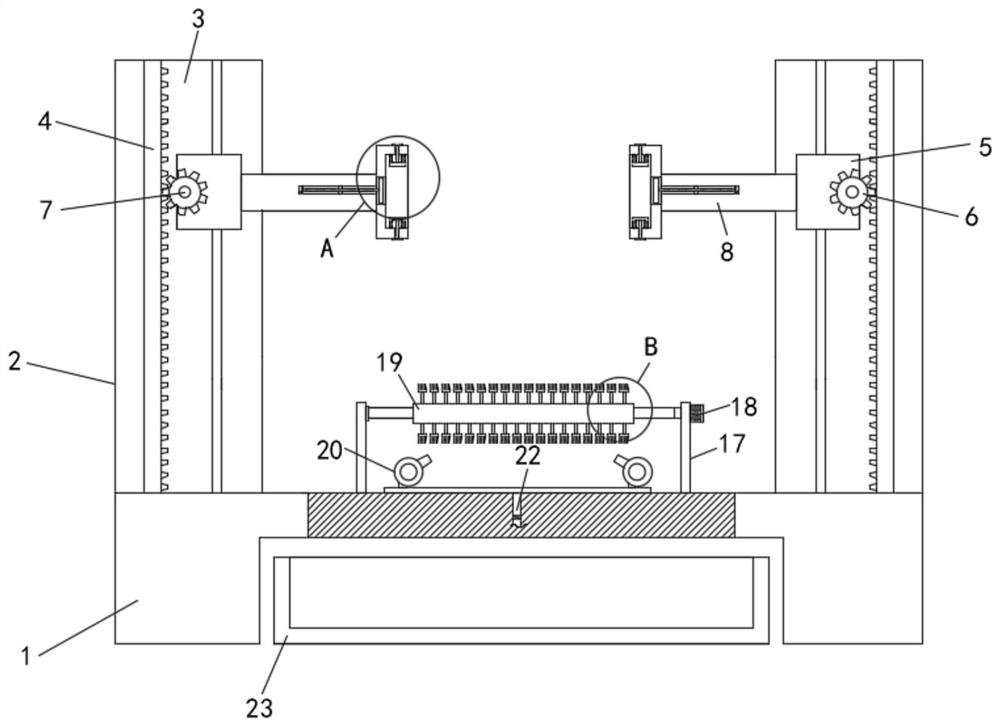 Convenient-to-use positioning device for aluminum machining