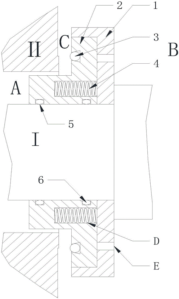 A thermal magnetic sliding sleeve parking sealing device for nuclear main pump