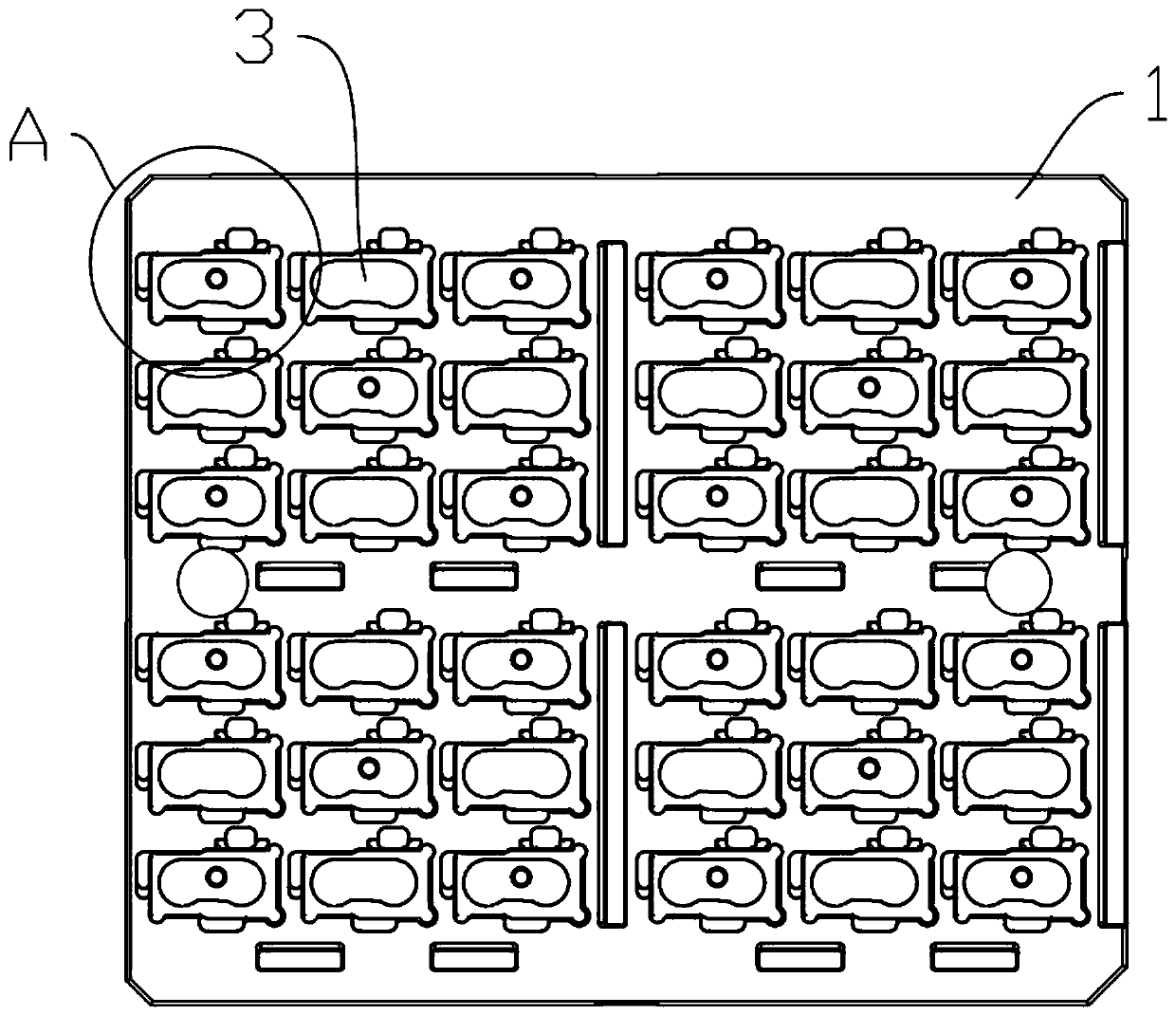 A probing method for batch processing workbench suitable for cnc machine tools