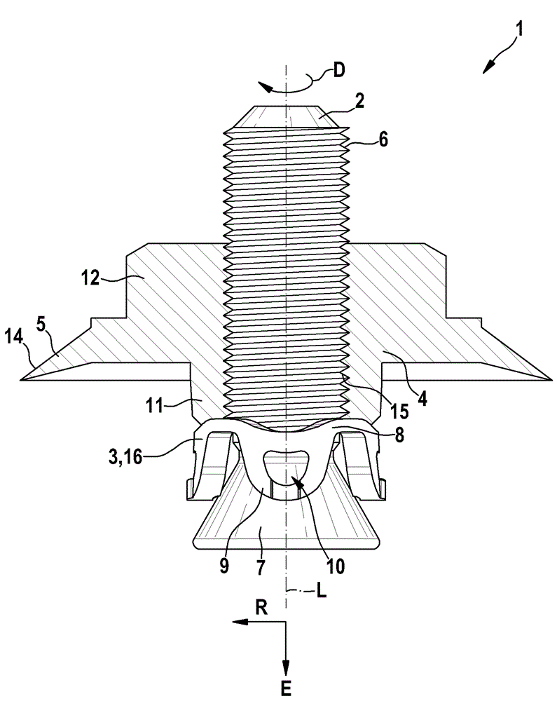 Securing element