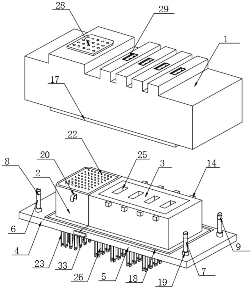 Two-piece economical connector