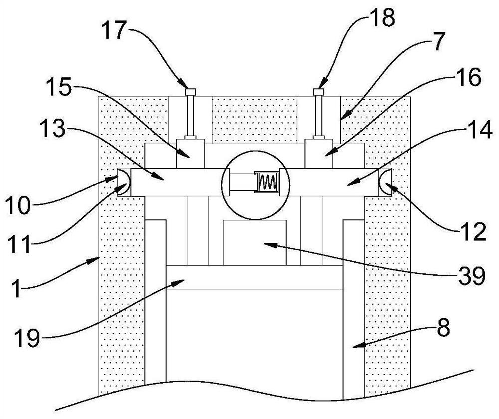 Monitoring device and remote monitoring method for river embankment section flooding