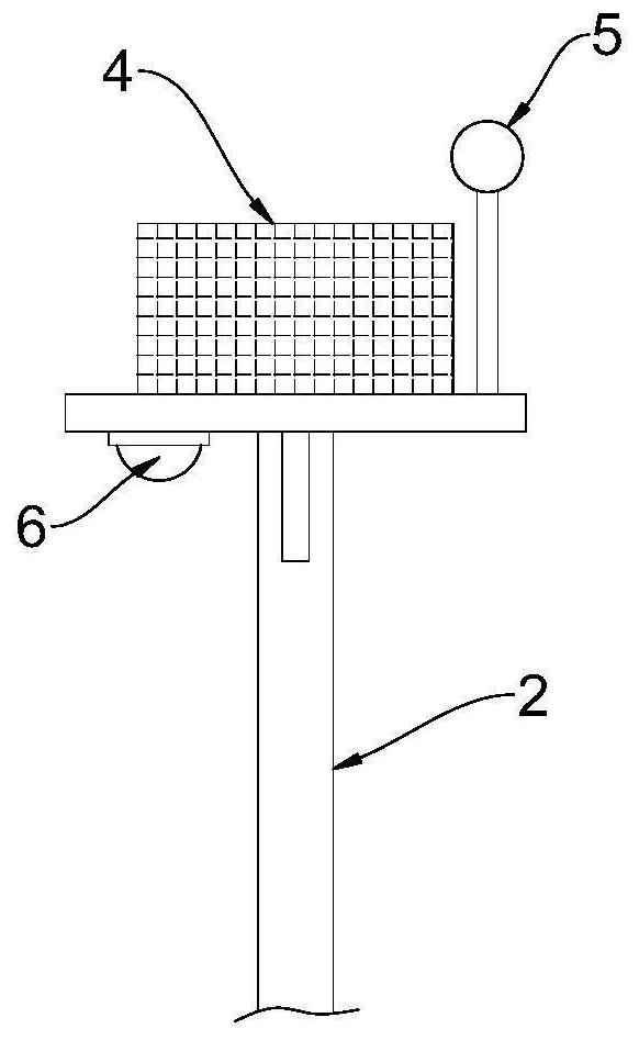 Monitoring device and remote monitoring method for river embankment section flooding