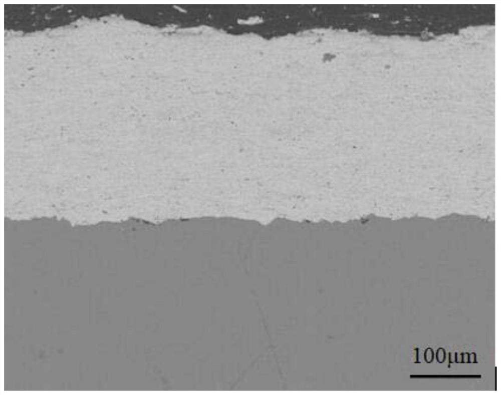 Wear-resistant and corrosion-resistant spray coating on valve flow surface and preparation method thereof