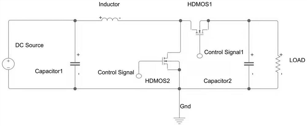 Switching power supply based on diamond field effect transistor