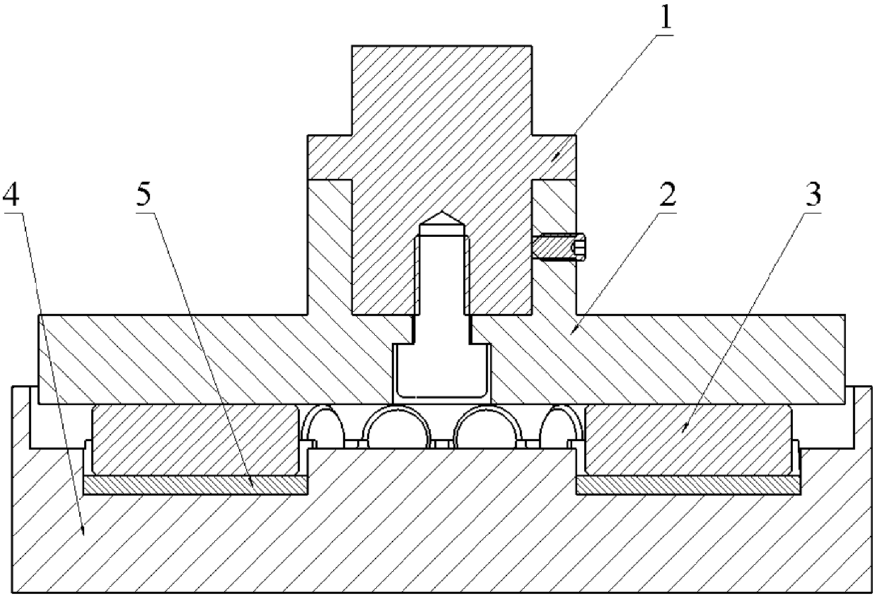 Rolling friction pair used for friction-wear test and test method thereof