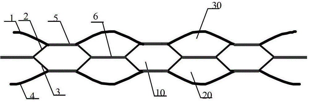 A block multi-stage inflatable composite structure fabric