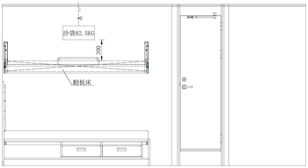 Installation method and test method of turning plate bed