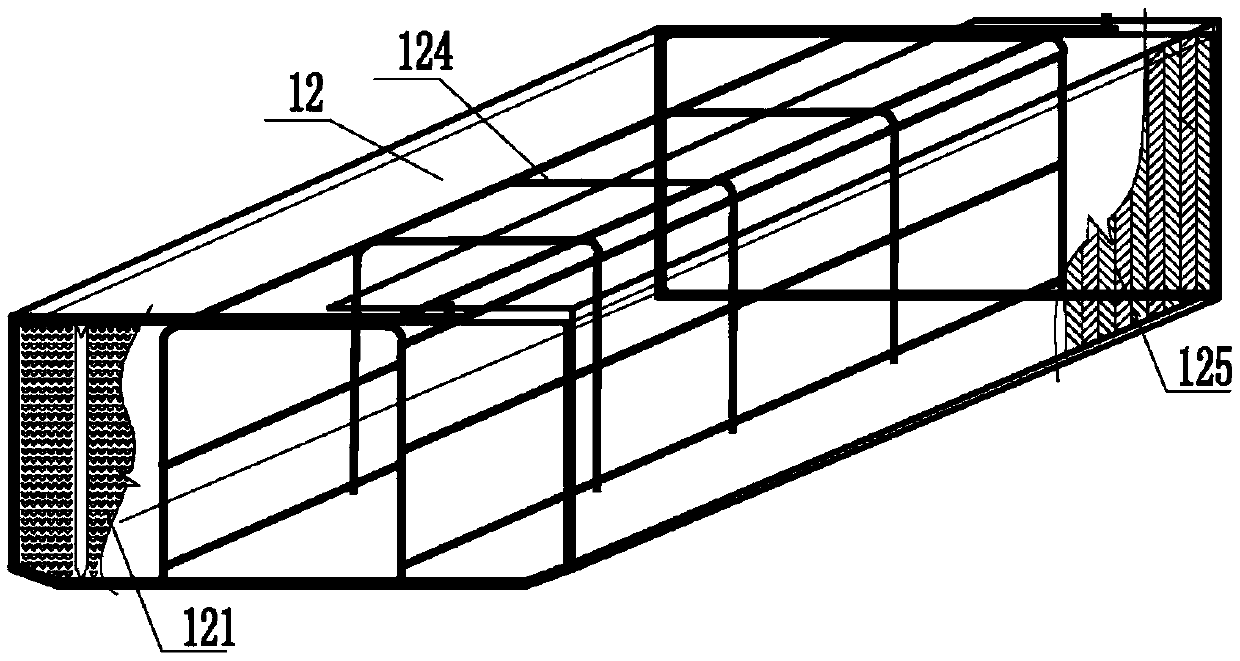 A prefabricated building cavity floor