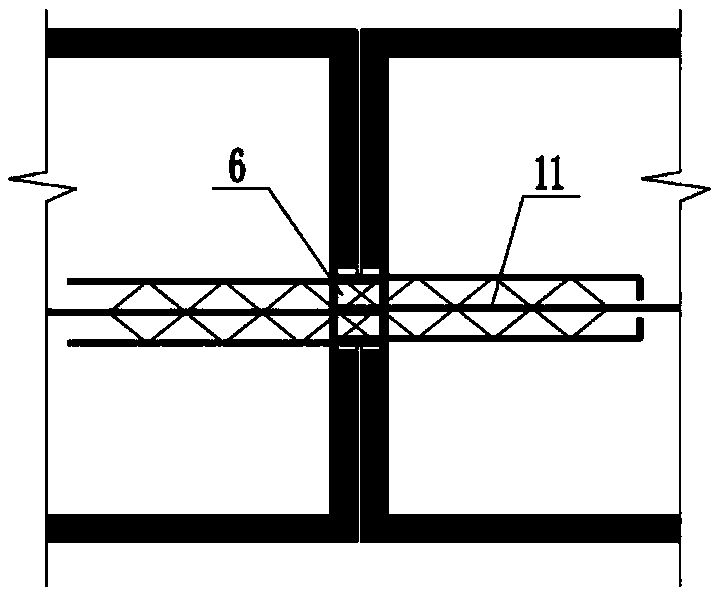 A prefabricated building cavity floor