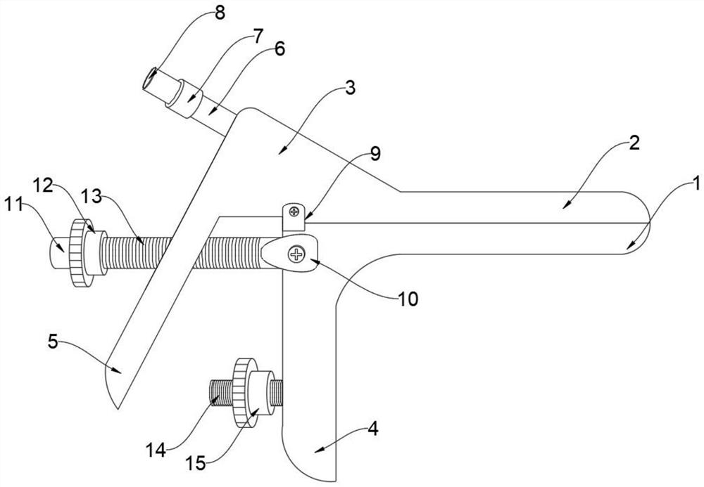 Disposable sterile dilator for gynecologic examination and use method of disposable sterile dilator