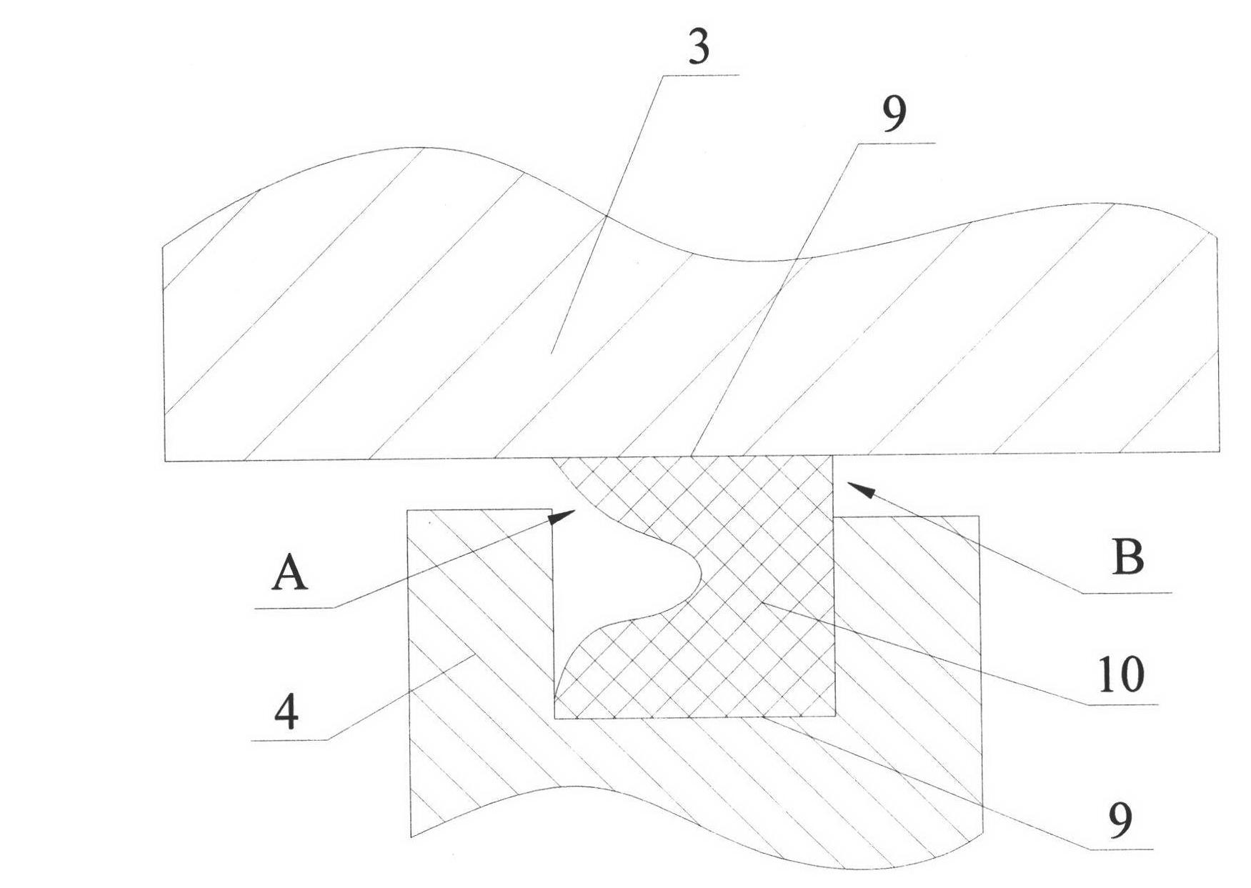 Y type sealing unit