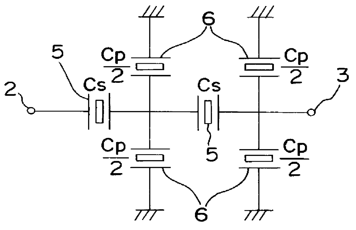 Resonator ladder type surface acoustic wave filter