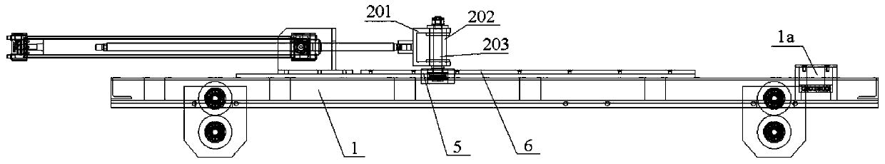 Automobile production line tire clamping mechanism