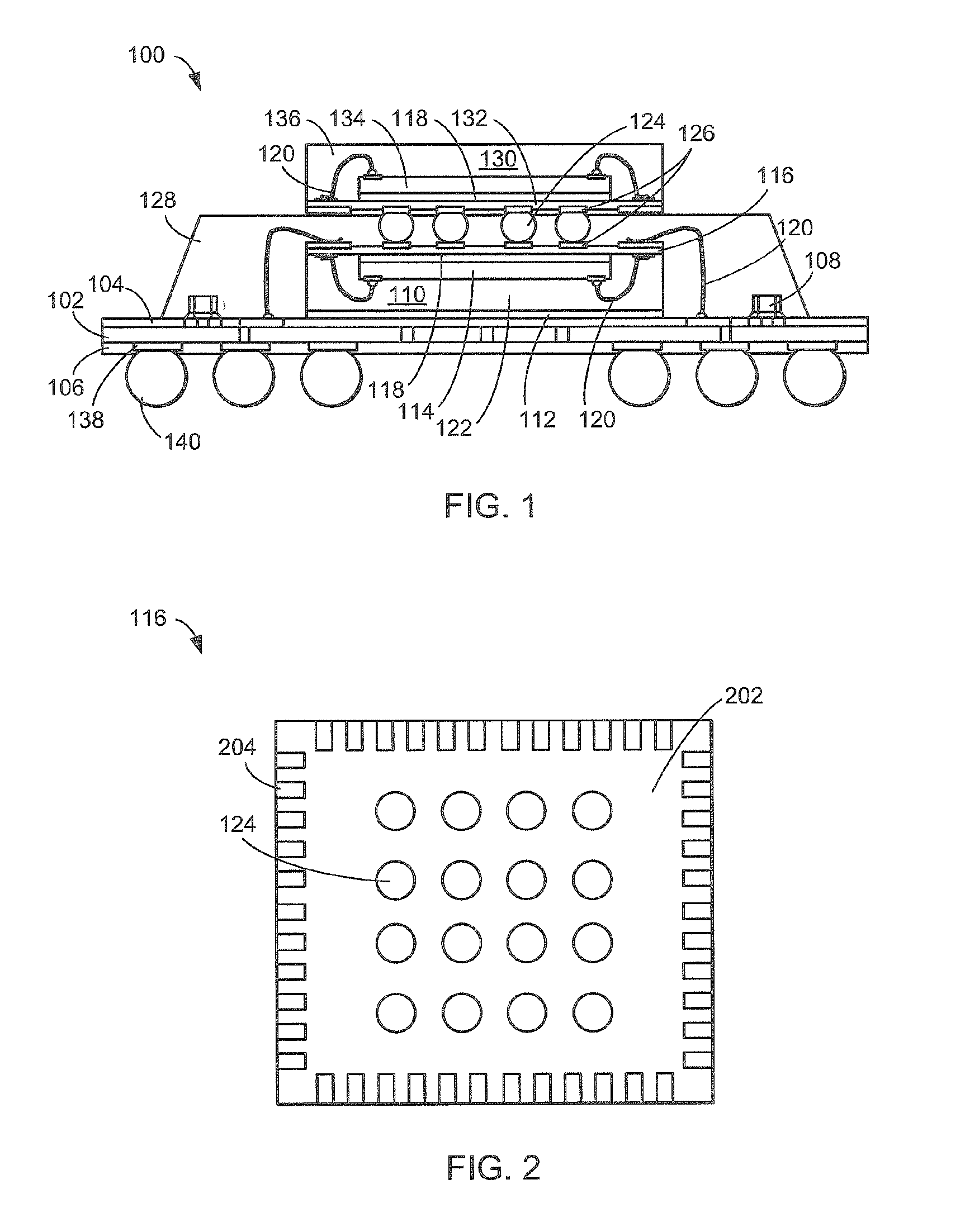 3-d package stacking system