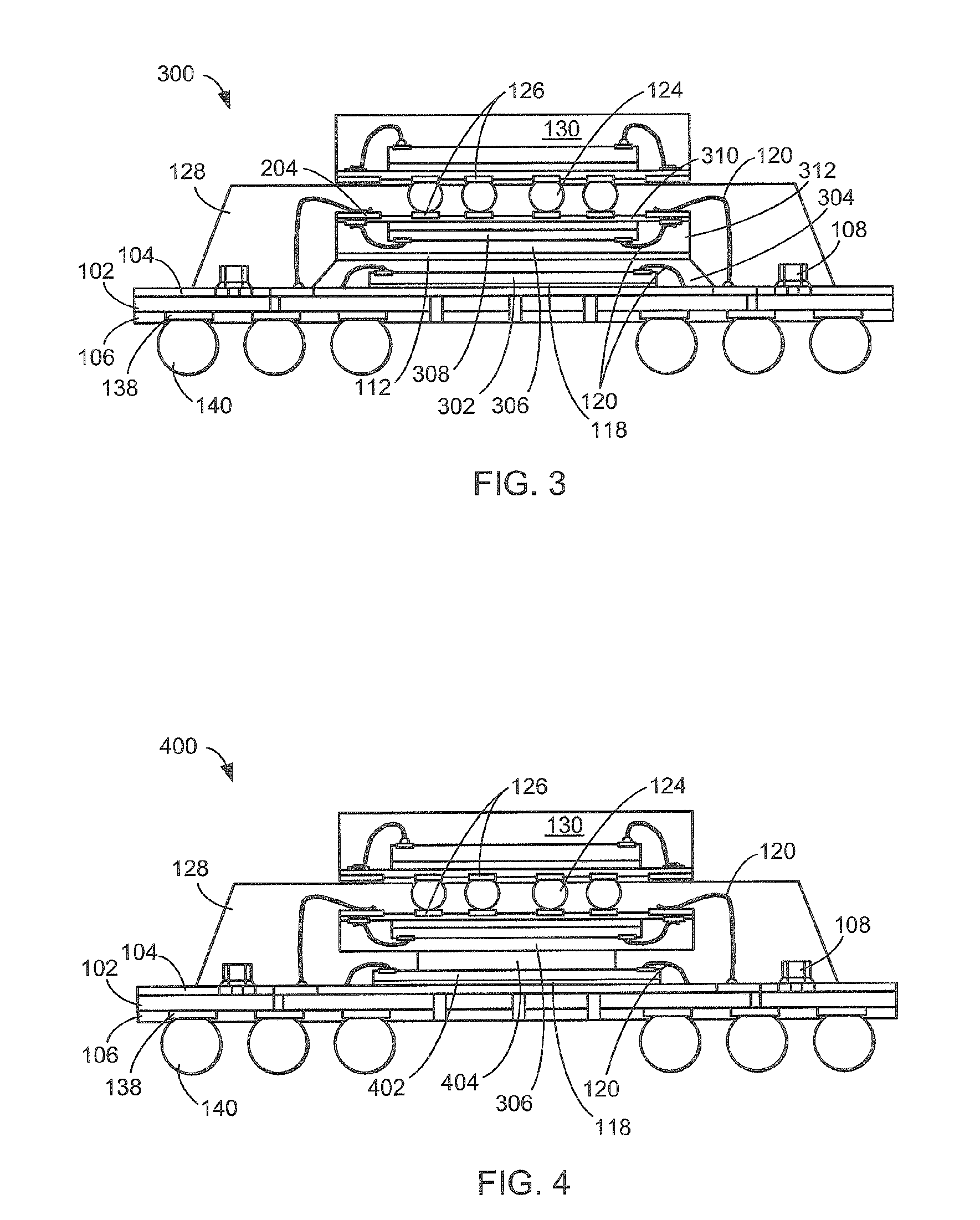 3-d package stacking system