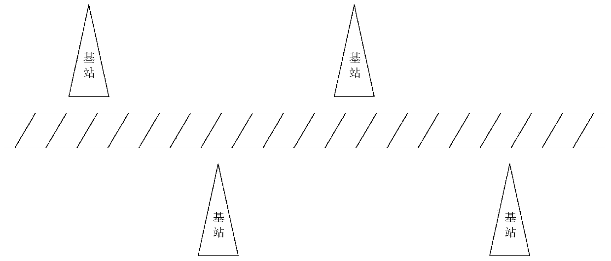 Downlink synchronization method and system for vehicle-mounted 5G equipment of high-speed train