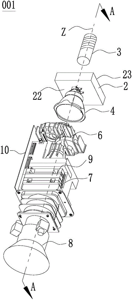 Projection device