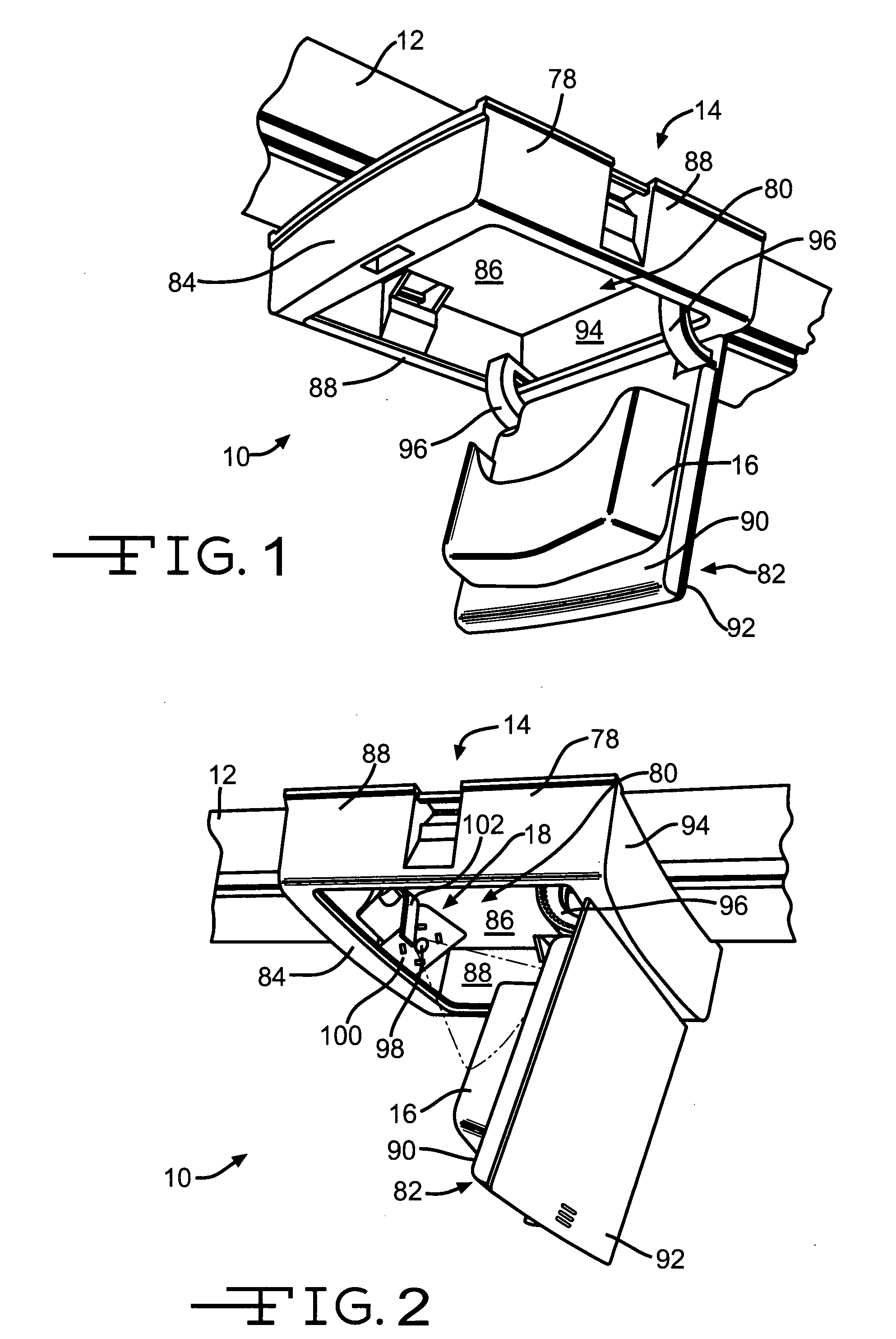 Modular storage bin for vehicle