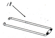 Six-connecting-rod front drive type portable tricycle rapid to fold