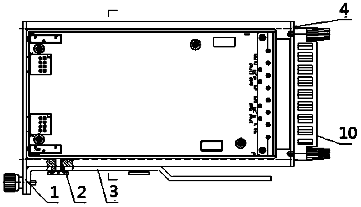 Shielding box for high potential control panel of high-power thyristor device