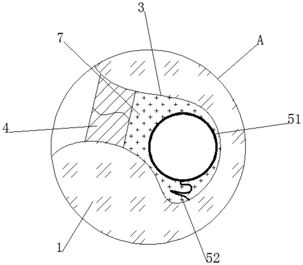 Internal-sinking expansion self-floating type sewage oil stain adsorption ball