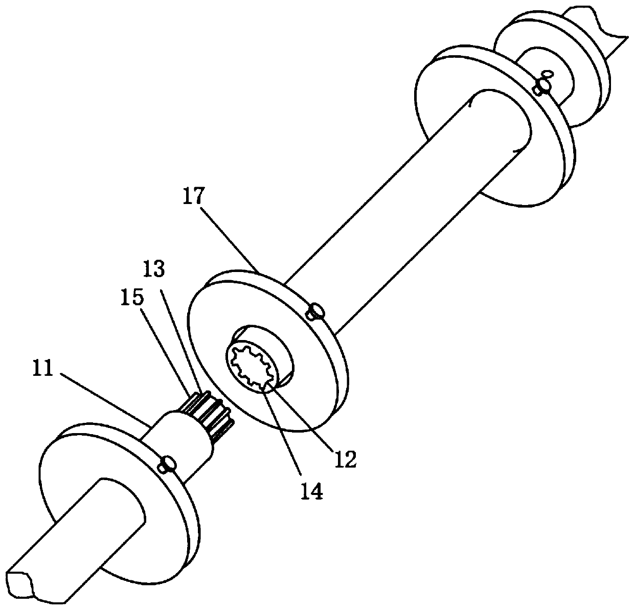 Efficient textile machine with reserve reels