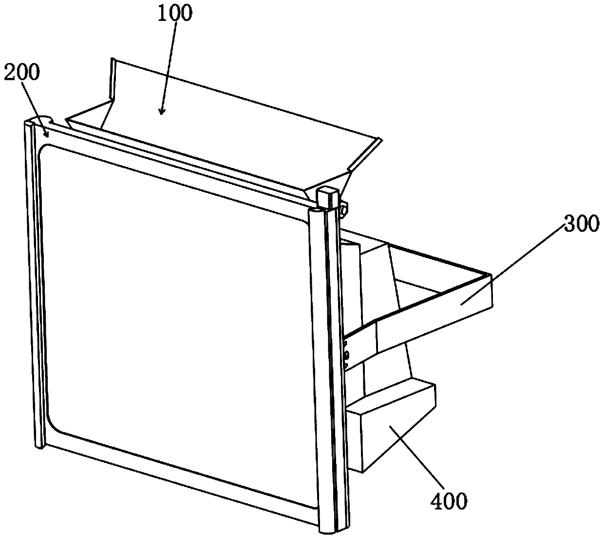 LED projection lamp with cleaning function and using method thereof