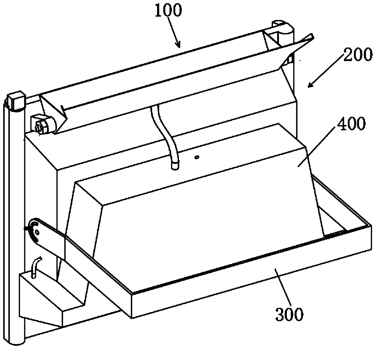 LED projection lamp with cleaning function and using method thereof