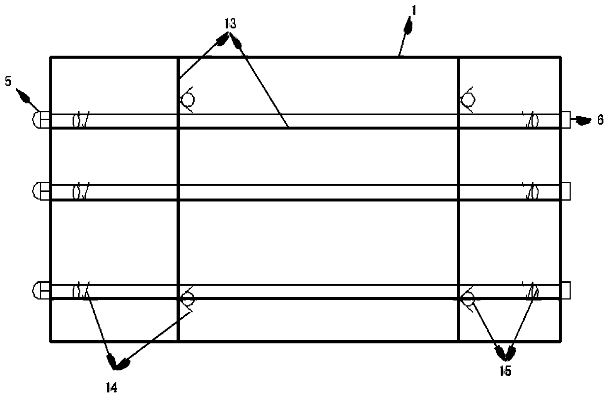 Municipal bridge bearing platform structure for protecting existing subway tunnel and construction method thereof