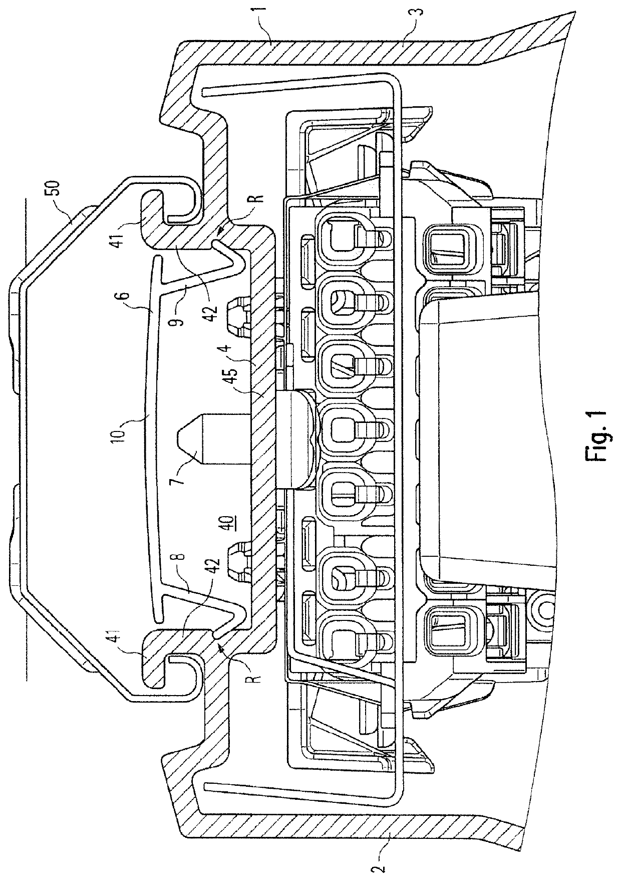 Light strip system with an elongate carrier rail