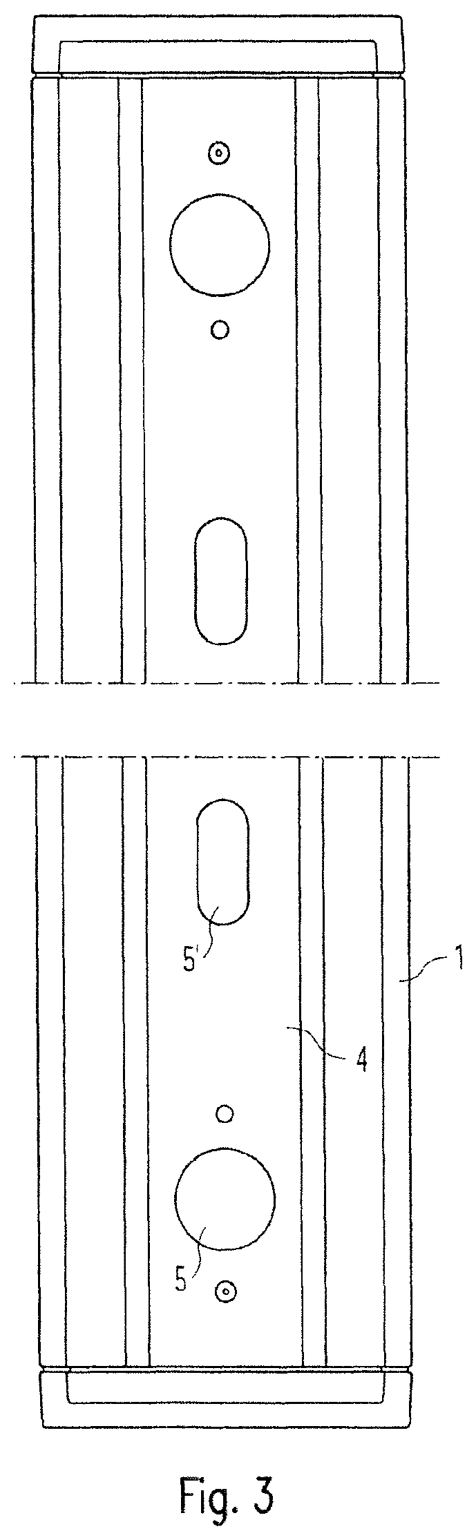 Light strip system with an elongate carrier rail