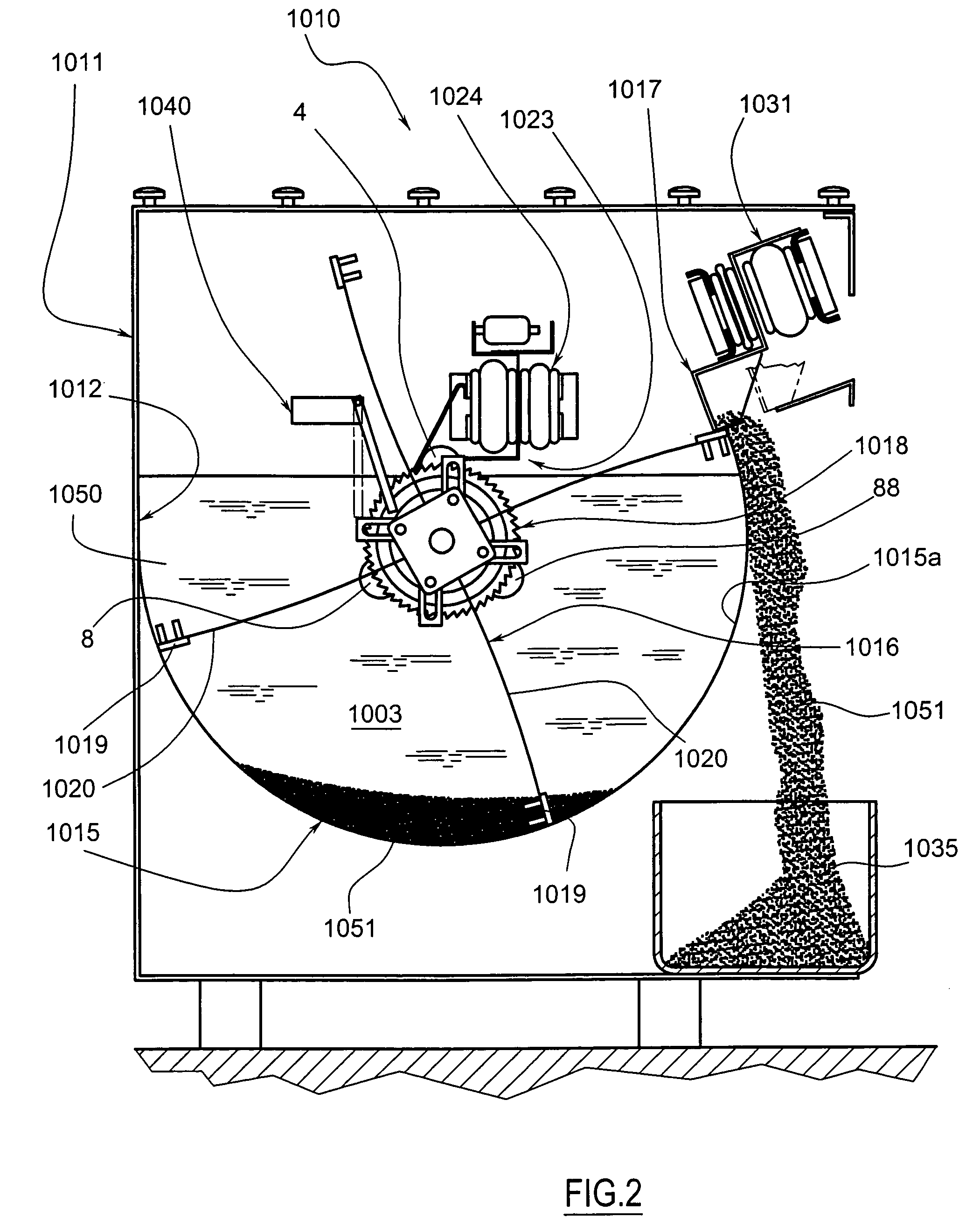 Plant and method for the treatment of the recovery cooling fluid in mechanical processing plants