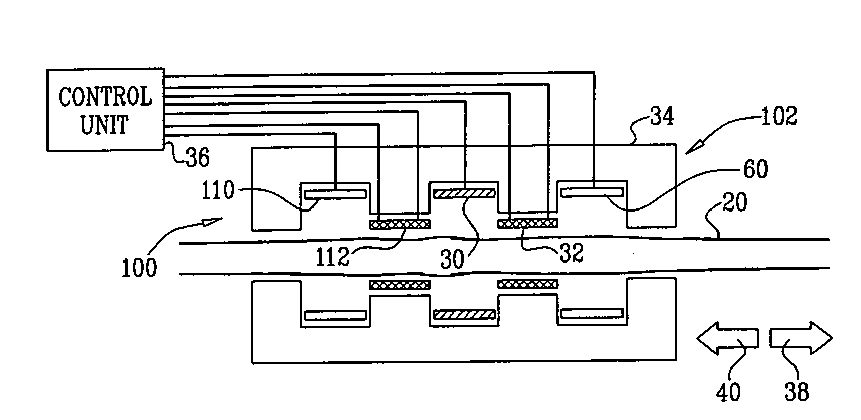 Peltier unidirectional and selective nerve stimulation