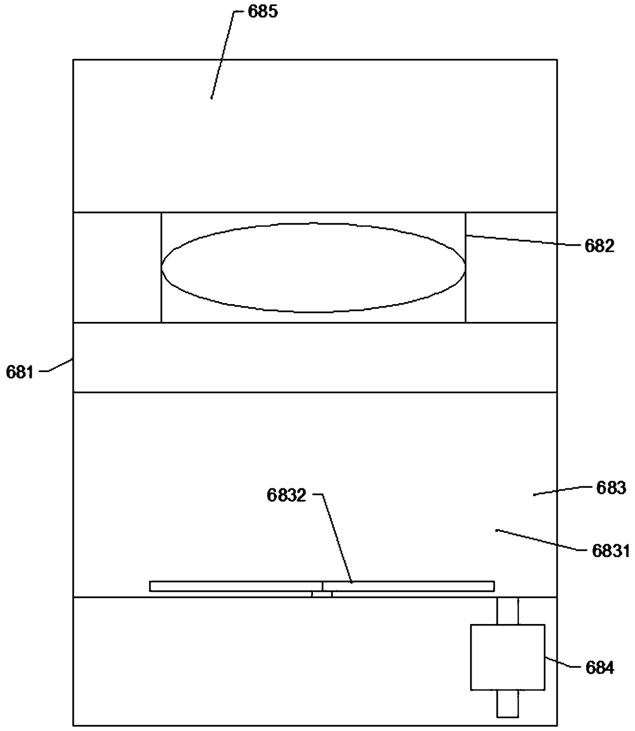 Kitchen equipment with garbage disposal device