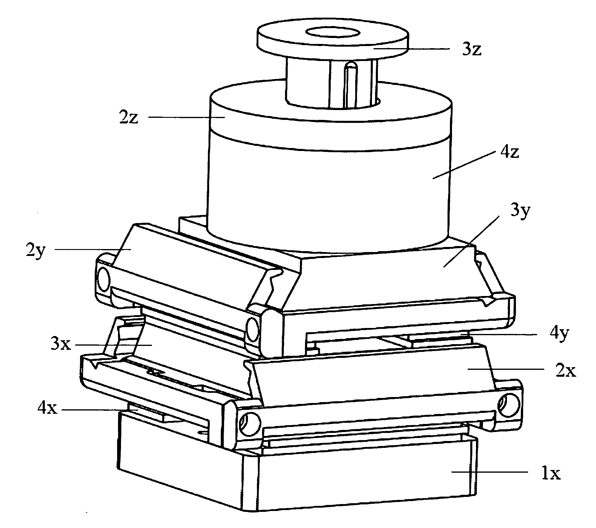 Inertial positioner and an optical instrument for precise positioning