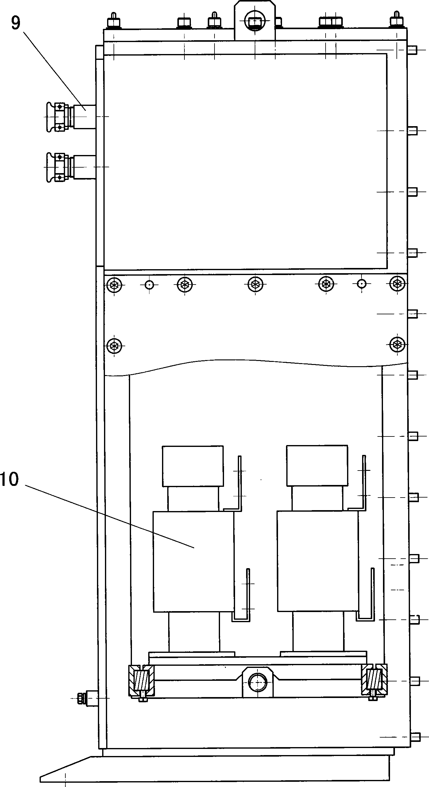 Combined frequency changer for mining