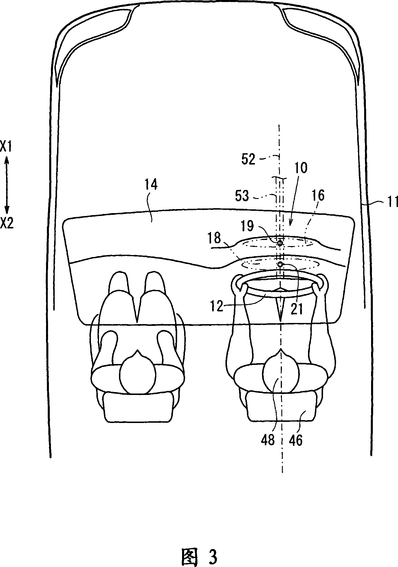 Vehicular instrument device, vehicle with vehicular instrument device