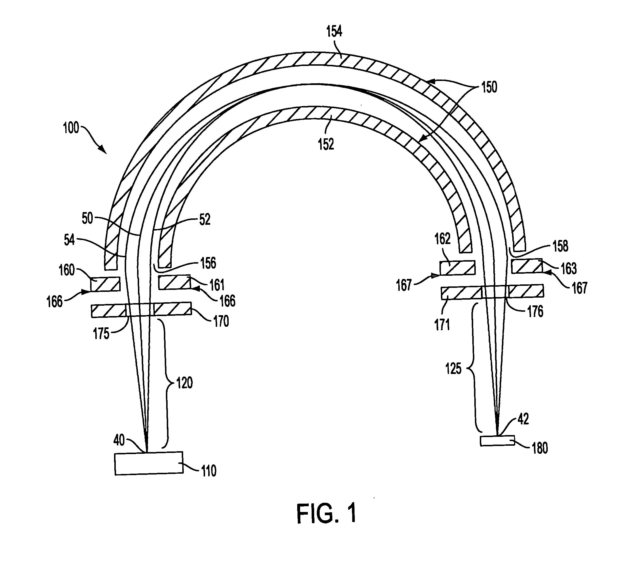 Electric sector time-of-flight mass spectrometer with adjustable ion optical elements