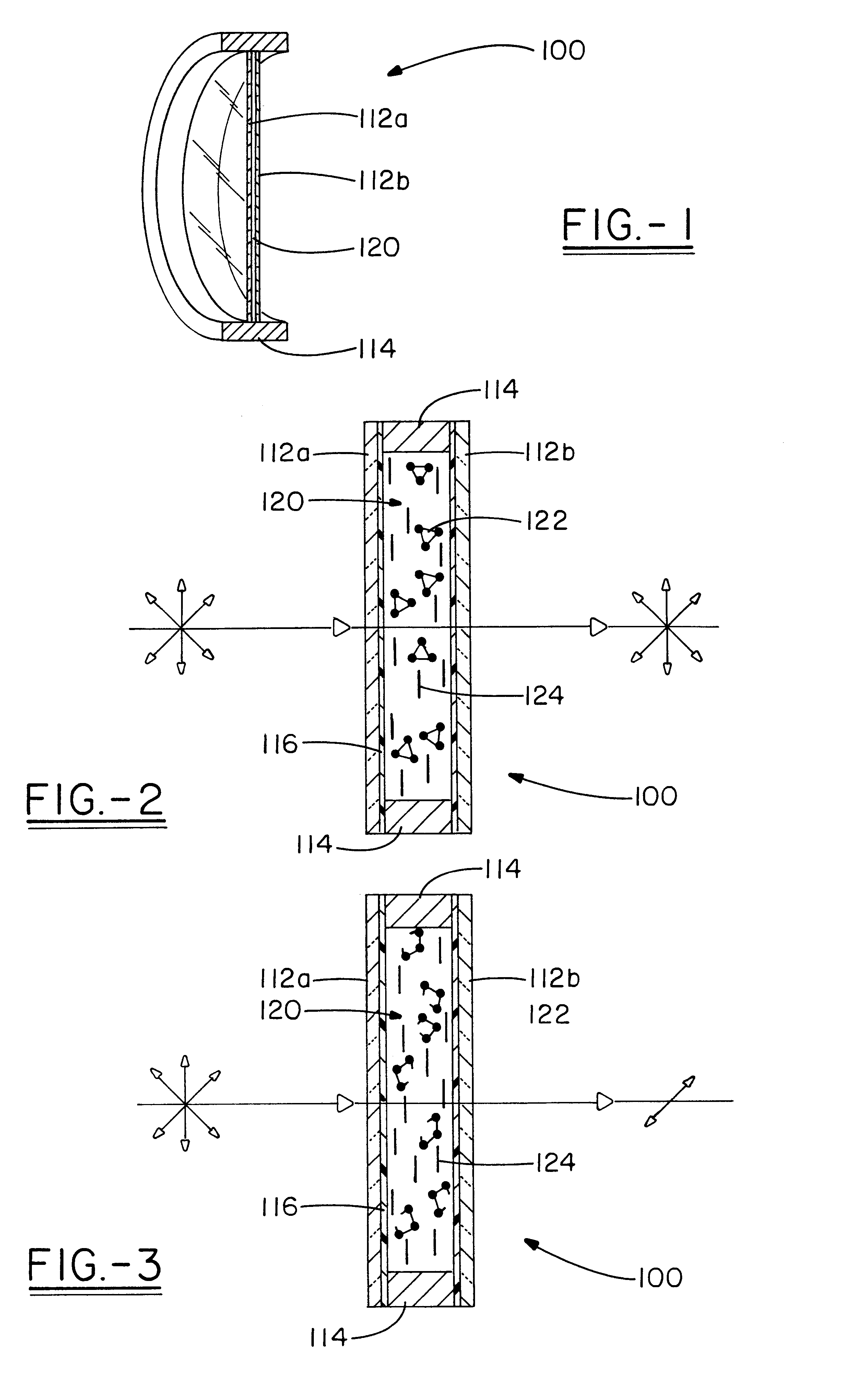 Device exhibiting photo-induced dichroism for adaptive anti-glare vision protection