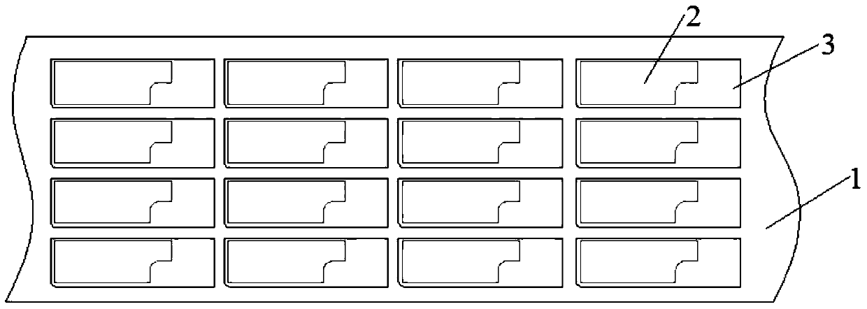 A method of chipping in grooves of electronic products