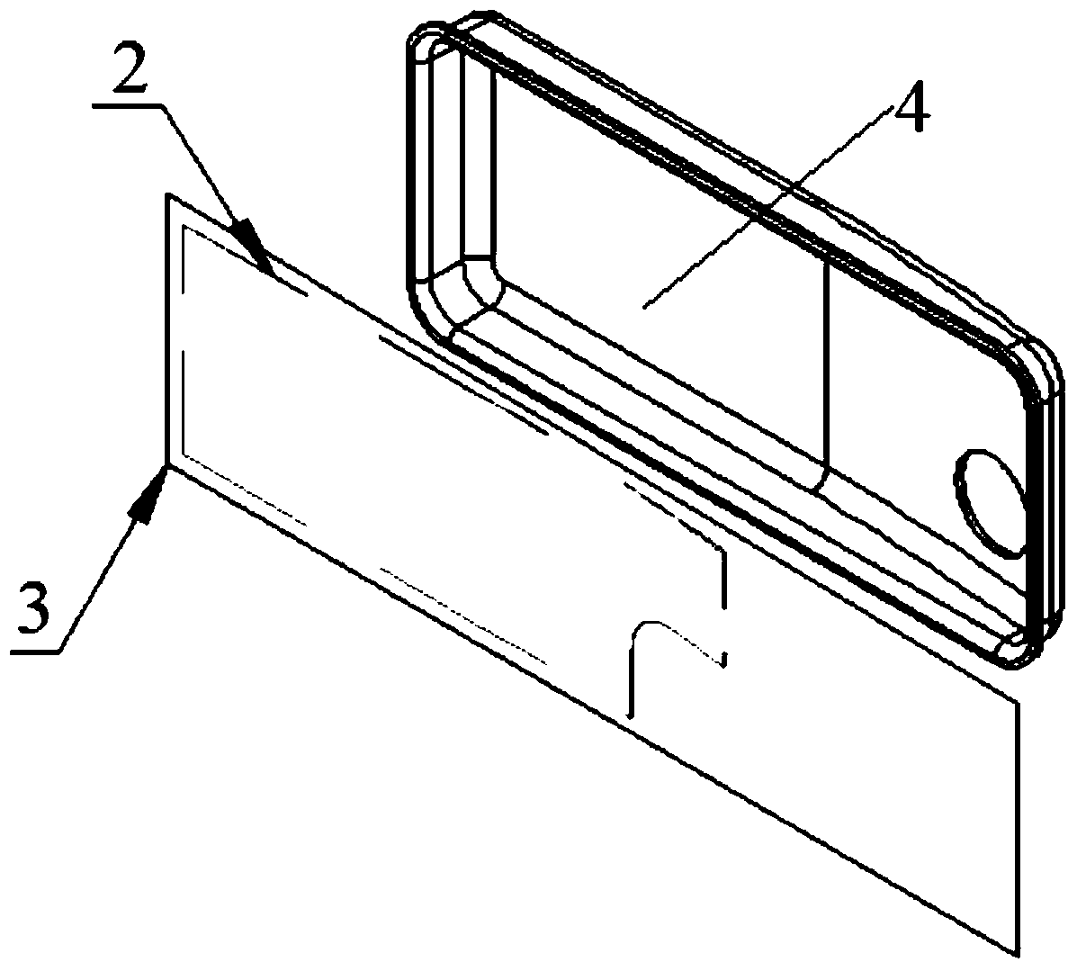 A method of chipping in grooves of electronic products