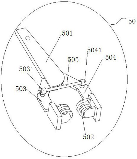 Water gate steel wire rope rust removal maintenance device