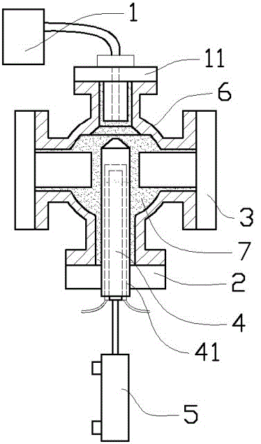 PFA shrinkage-prevention injection molding device