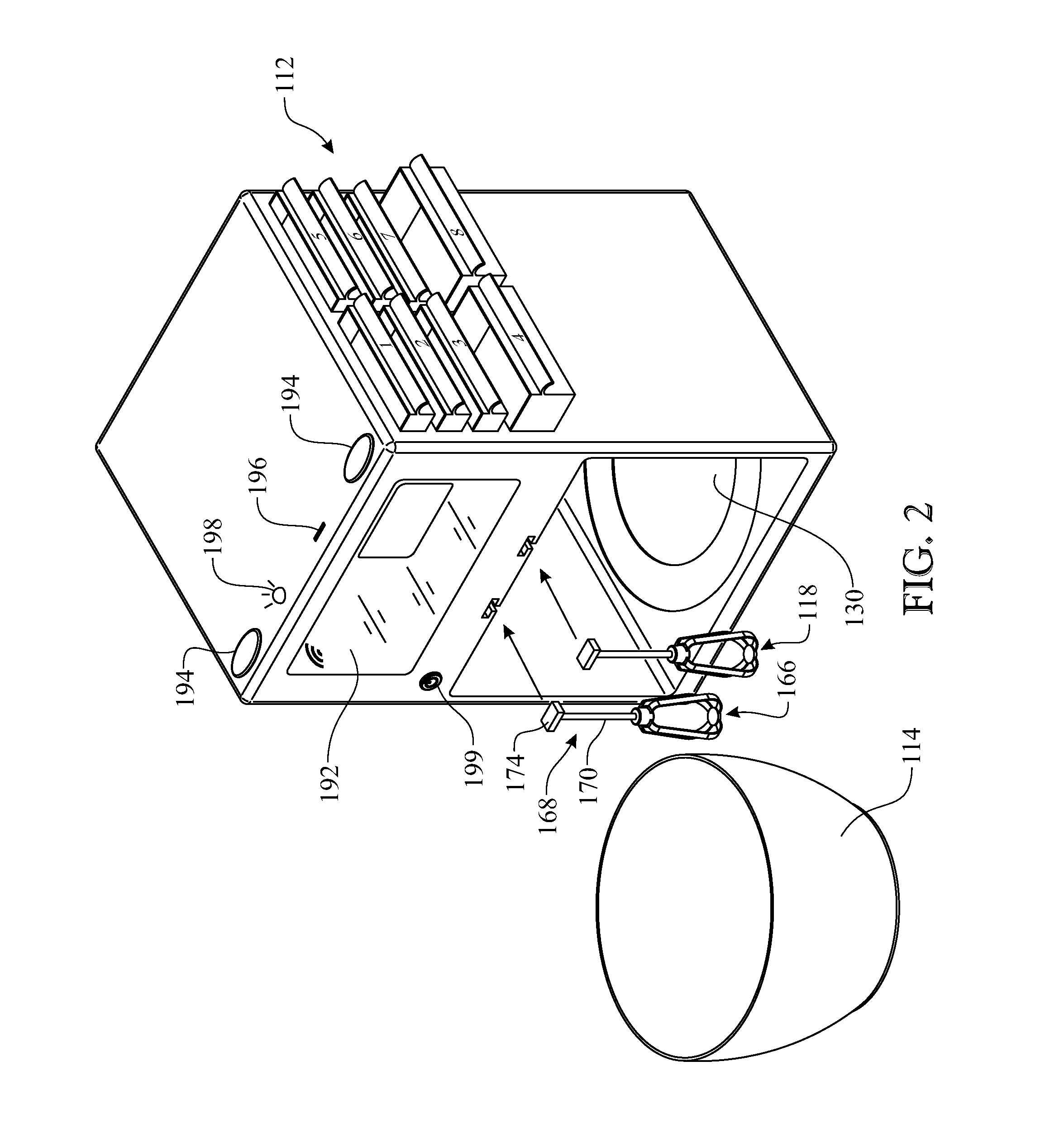 Smart mixer having automatic dispensing and mixing features