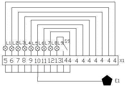 Air-jet electric cabinet detecting device