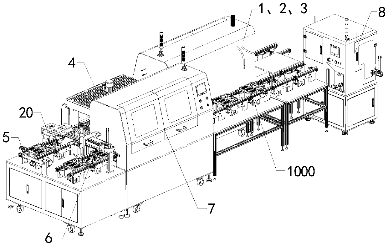 Circuit board assembling line