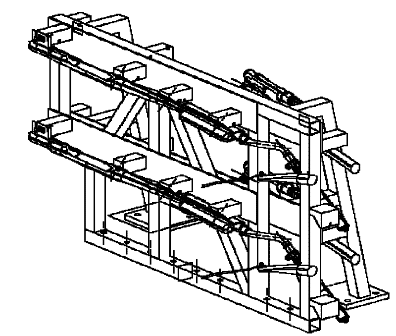 Testing apparatus of impact vibration of general CAB