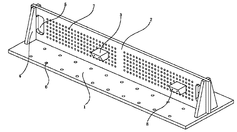 Testing apparatus of impact vibration of general CAB